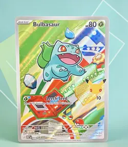Pokemon Bulbasaur #037 Promo: Series 1 Illustration Collection 🔥 🔥 - Image 1