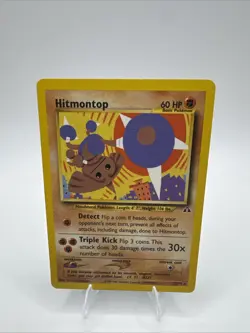 Pokemon TCG Hitmontop Neo Discovery Non-Holo Rare 22/75 WOTC - Image 1