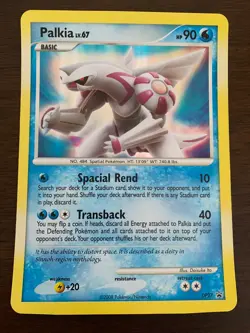 Palkia DP27 Holo Foil Rare 2008 Pokemon Diamond & Pearl Black Star Promo Jumbo - Image 1