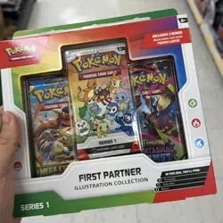 Pokemon TCG First Partner Illustration Collection Series 1 New Sealed - Image 1