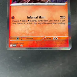 Ceruledge Pokemon Phantasmal Flames Staff Promo #014 - Image 4