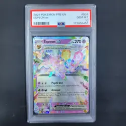Pokemon Prismatic Evolutions Espeon EX 034/131 Double Rare PSA 10 - Image 3
