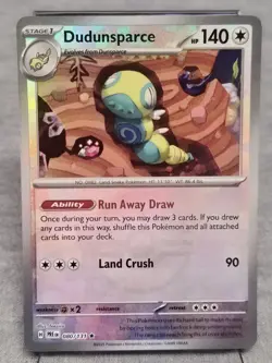 Dudunsparce 80/131 Poke Ball Prismatic Evolutions Pokemon TCG - Image 1