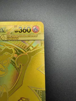 Pokemon Mega Charizard x Ex 130/094 Gold Phantasmal Flames NM - Image 3
