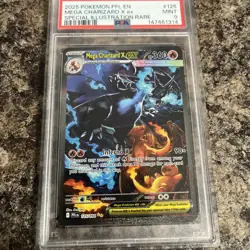 Pokemon Mega Charizard X ex Phantasmal Flames SIR PSA 9 mint & UPC Promo Sealed - Image 3