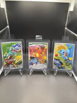 Pokemon TCG First Partner Illustration Collection Series 1 Gen 1 Starters - Image 1