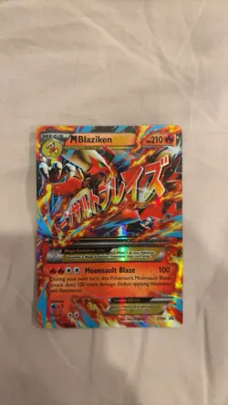 Pokemon M Blaziken EX XY Promos XY86 Full Art Holo Promo 210 HP - Image 1