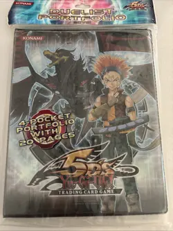Konami Yugioh Duelist TCG Card Binder 5D’s 4 Pocket 20 Pages Vintage New - Image 3