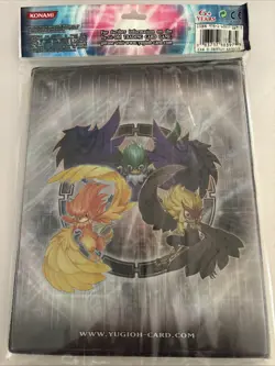 Konami Yugioh Duelist TCG Card Binder 5D’s 4 Pocket 20 Pages Vintage New - Image 4