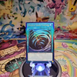 Mystical Space Typhoon RA02-EN048 1st Edition Prismatic Ultimate Rare NM Yugioh - Image 1