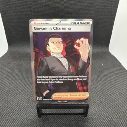 Giovanni’s Charisma SR #197/165 Pokemon S&V 151 NM English Card - Image 1