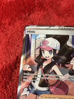 Hilda 164/086 Sv: White Flare Holo Pokemon Card Near Mint - Image 3