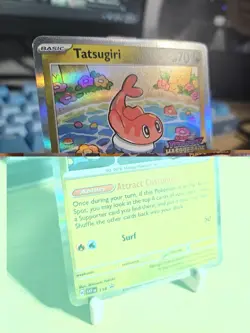 Pokemon Tatsugiri SVP 118 Twilight Masquerade Battle Stamped Card LP- - Image 2