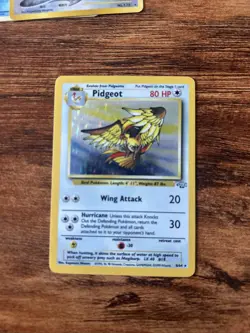 Pokemon TCG Pidgeot Jungle Holo Card 8/64 Unlimited Rare, LP/MP Condition - Image 1