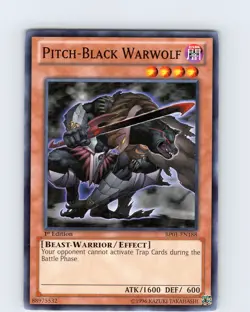 Yu-Gi-Oh TCG Pitch-Black Warwolf BP01-EN188 1st Edition Regular Common Card NM - Image 1