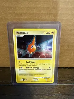 Pokemon TCG Rotom Holo Rare Card 13/100 Majestic Dawn NM - Image 1