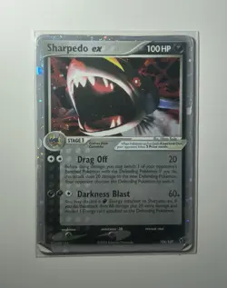 Sharpedo ex 2005 104/107 Holo Rare Pokemon Trading Card - Image 3