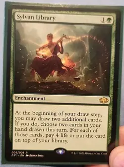Sylvan Library Commander Collection Green Regular Enchantment Card #5 - Image 1
