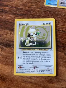 Pokemon TCG Smeargle Neo Discovery Holo Card 11/75 Unlimited Rare LP - Image 1