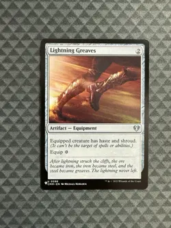 MTG Lightning Greaves (CMM) #0398 Uncommon *The List Reprints (LIST) - Image 1