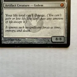 mtg Platinum Emperion 193/249 Mythic regular Scars Mirrodin EN Artifact Creature - Image 4