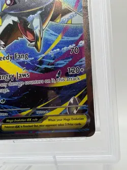 Mega Sharpedo ex 127/094 Pokemon Phantasmal Flames SIR Gem Mint PSA 10 - Image 4