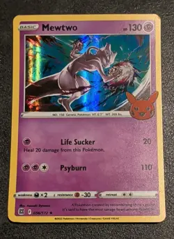 Mewtwo 056/172 Holo Rare Halloween Trick or Trade 2022 Pokemon TCG - Image 1