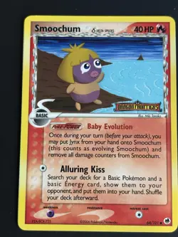 Pokemon TCG Smoochum Delta Species 64/101 Dragon Frontiers Reverse Holo Common … - Image 1