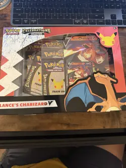 Pokemon TCG Celebrations Collection Lance's Charizard V Box 820650101625 - Image 1