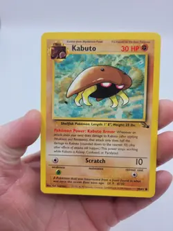 1999 Pokemon TCG Kabuto Fossil 50/62 Common LP - Image 1