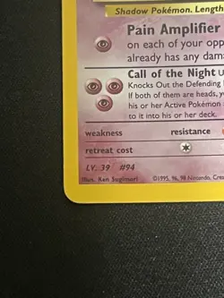 Pokemon Sabrina's Gengar 14/132 Gym Challenge Holo Rare LP - Image 2