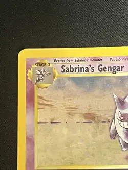 Pokemon Sabrina's Gengar 14/132 Gym Challenge Holo Rare LP - Image 5