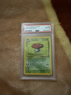 Pokemon TCG PSA Vileplume 31/64 Jungle Rare Non-Holo Graded Mint WOTC psa8 - Image 1