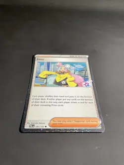 Iono 185/193 Holofoil Cosmo Foil Promo Pokemon Near Mint - Image 3