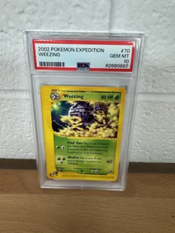 2002 Pokemon Expedition #70 Weezing PSA 10 GEM MINT - Image 1