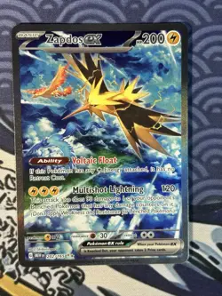 Pokemon TCG Zapdos EX 202/165 Scarlet & Violet English 151 Near Mint - Image 1