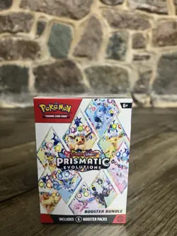 Pokemon TCG Prismatic Evolutions Sealed Booster Bundle 6 Packs - Image 1