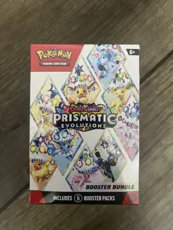 Pokemon TCG Prismatic Evolutions Sealed Booster Bundle 6 Packs - Image 3