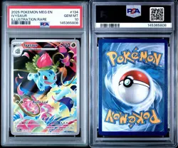 2025 POKEMON IVYSAUR #134 PSA 10 MEGA EVOLUTION ILLUSTRATION RARE - Image 3