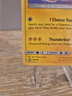 Sealed Ash's Pikachu SM108 'I Choose You' Movie Promo 2017 Pokemon English - Image 5