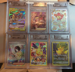 6x Pokemon BGS 9 Slab Lot (Pikachu) - Image 1