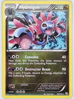 Hydreigon 98/124 Pokemon - Black and White Dragons Exalted MP - Image 1