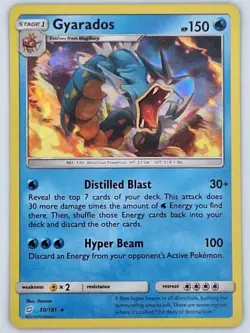 Gyarados 30/181 Pokemon - Holo Sun & Moon Team Up MP - Image 1