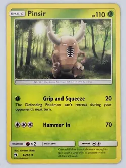 Pinsir 4/214 Pokemon - Sun & Moon Lost Thunder MP - Image 1