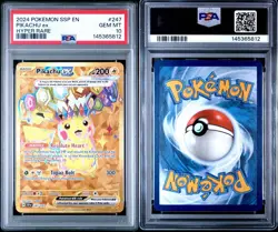 Pokemon Pikachu EX 247/191 PSA 10 - Image 3