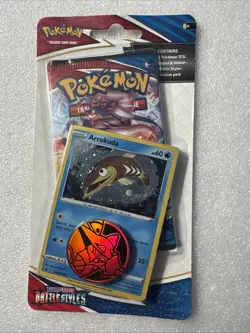 Pokemon Battle Styles Blister Booster Pack Arrokuda Promo SWSH093 TCG Sealed - Image 1