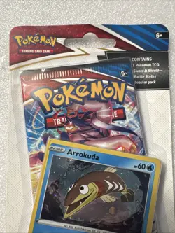 Pokemon Battle Styles Blister Booster Pack Arrokuda Promo SWSH093 TCG Sealed - Image 3