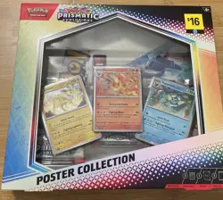 Pokemon TCG: Scarlet & Violet Prismatic Evolutions Poster Collection Box Sealed - Image 1