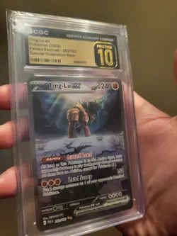 Pokemon Tcg Ting-lu Ex 263/193 Special Illustration Rare CGC Pristine 10 Paldea - Image 2