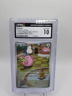 Pokemon Twilight Masquerade Chansey 187/167 Illustration Rare CGC 10 💎 - Image 2